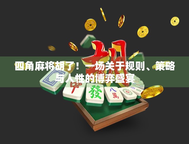 四角麻将胡了!一场关于规则、策略与人性的博弈盛宴 四角麻将胡了!一场关于规则、策略与人性的博弈盛宴