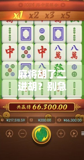 麻将胡了二进胡？别急，先搞懂这背后的玄学和真实逻辑！