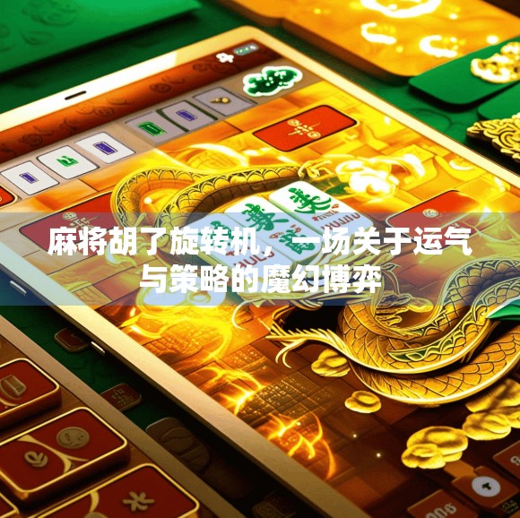 麻将胡了旋转机，一场关于运气与策略的魔幻博弈